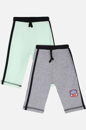 BodyCare Infant Boys Pack Of 2 Solid Straight-Fit Track Pants