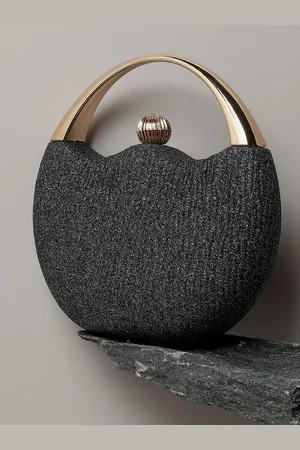 Campus Sutra Black PU Oversized Shopper Handheld Bag with Tasselled