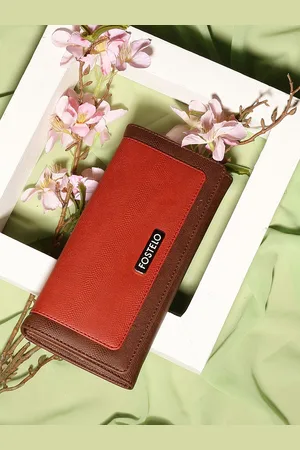 FOSTELO Women Red PU Three Fold Wallet