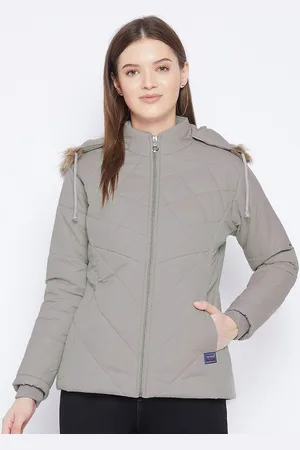 VERO AMORE Women Grey Insulator Outdoor Parka Jacket