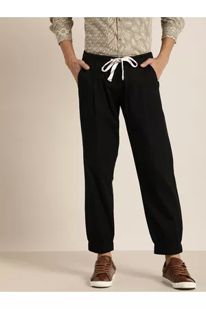 Shop Iconic Women Solid High-rise Regular Fit Trousers | ICONIC INDIA –  Iconic India
