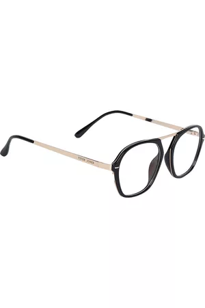 Peter Jones Eyewear Unisex Black Solid UV 400 Light BLocking Glasses
