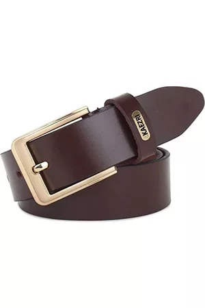KAEZRI Men Brown Leather Formal Belt