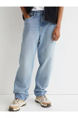 H&M Men Blue Loose Jeans