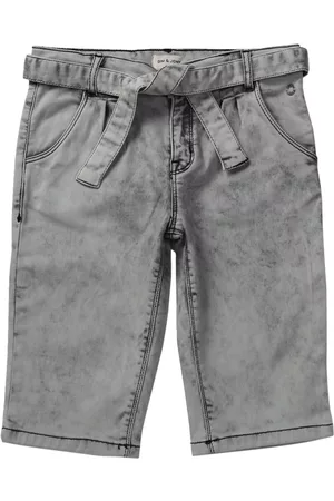 Gini and Jony Girls Grey Regular Fit Denim Shorts