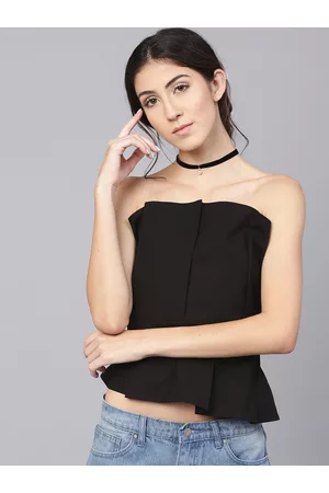 Solid Sleeveless Tube Top