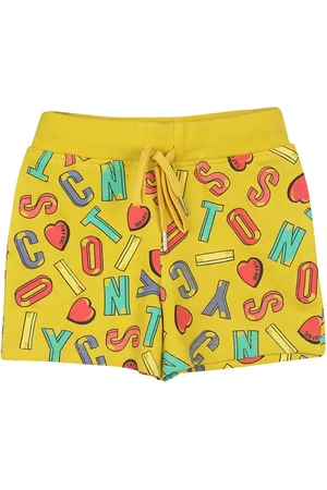 Tiny Girl Girls Mustard Printed Shorts