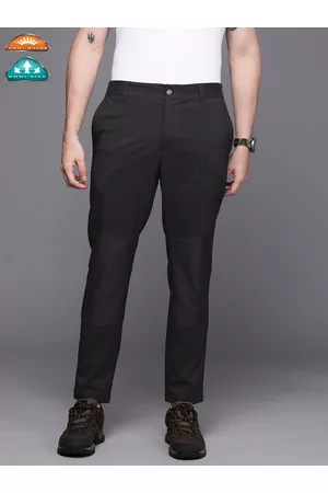 Columbia Men Black Regular Trousers
