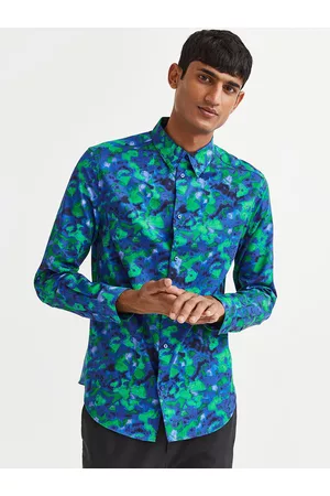 H&M Men Slim Fit Patterned Shirt