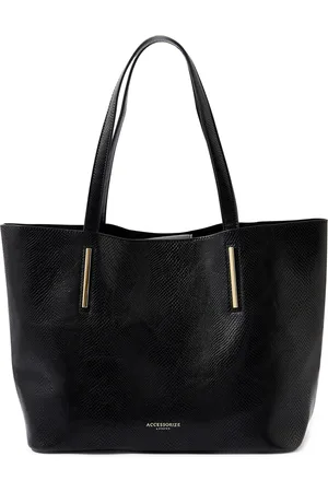 Accessorize Black Shopper Sustainable Shoulder Bag