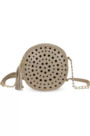 KLEIO Cut Out Round Cross Body Sling Bag