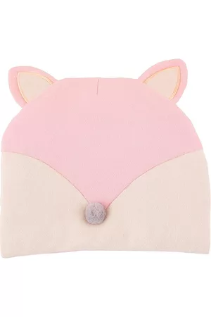 Baby Moo Unisex Kids Pink & Grey Beanie