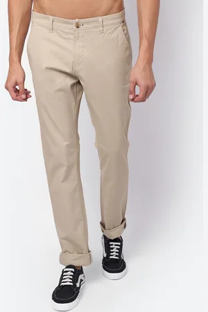 CANTABIL Men Beige Trousers