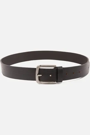 SPYKAR Men Black Leather Belt