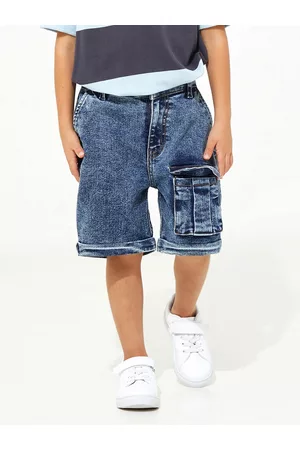 Cherry Crumble Boys Blue Denim Shorts