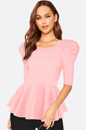 LONDON BELLY Women Peplum Top