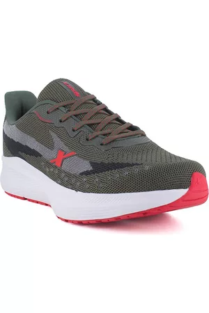 Sparx Men Green Textile Running Non-Marking Shoes