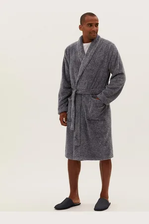 I ♡ Baroque Bathrobe Blue | Versace US