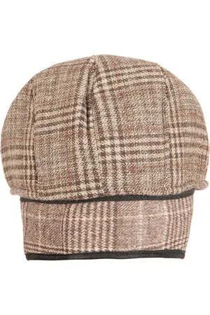FabSeasons Unisex Brown Self Design Ascot Cap