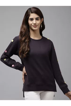 Cayman Women Purple Sweatshirt
