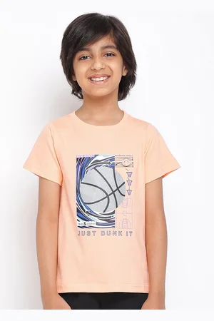 TALES & STORIES Boys Pink Printed T-shirt