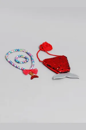 EL REGALO Girls Beaded Fish Featured Jewellery Set