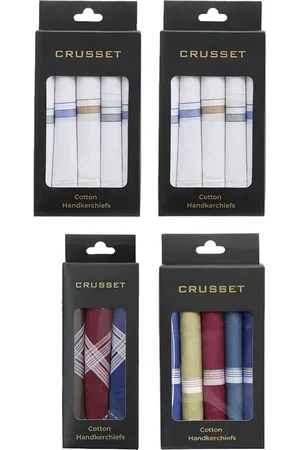 CRUSSET Set of 18 Cotton Handkerchiefs
