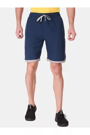 FITINC Men Blue Rapid-Dry Running Sports Shorts