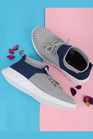 TPENT Men Woven Design Lace Ups Sneakers