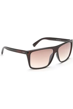 Idee Men Brown Lens & Brown Full Rim Wayfarer Sunglasses IRS1051C4SG