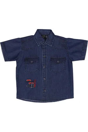 Cremlin Clothing Boys Blue Comfort Casual Shirt