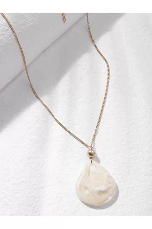 DEEBACO Rose Gold & White Necklace