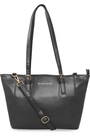 Giordano Black Structured Satchel Bag