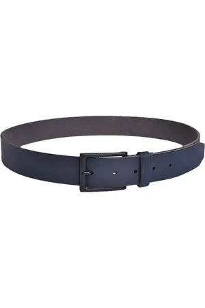 BELWABA Men Navy Blue Belts