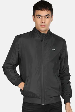 Flying Machine Men Black Bomber Jacket
