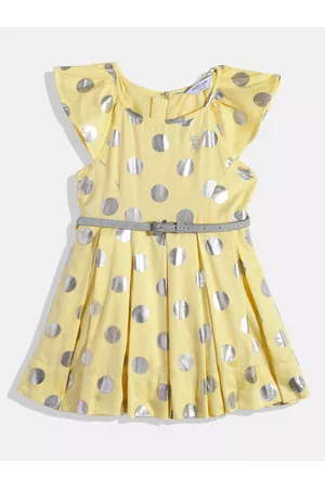 Ralph Lauren U S Polo Assn Kids Yellow Dress