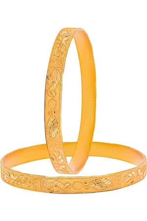 Shivansh Set of 4 Gold-Plated Bangles