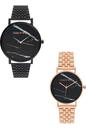 Joker & Witch Sonny & Cher Couple Watches Gift Set JWCW42
