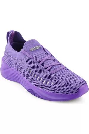Campus Women Purple Mesh Running Shoes