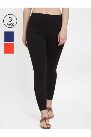 GRACIT Women Pack of 3 Solid Ankle-Length Leggings