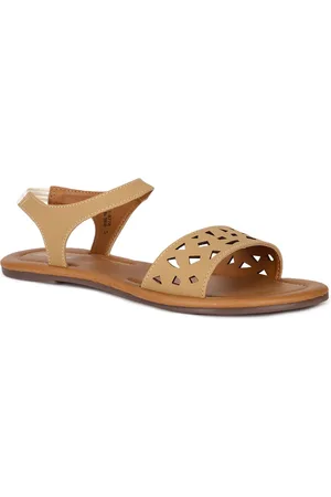 Buy Brown Flat Sandals for Women by Bata Online | Ajio.com