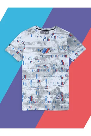 PUMA Kids White BMW M Motorsport Printed T-shirt