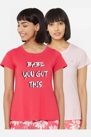Soie Women Pack Of 2 Lounge T-Shirts