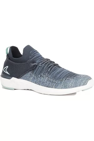 POWER Men Black Textile Running Non-Marking Shoes