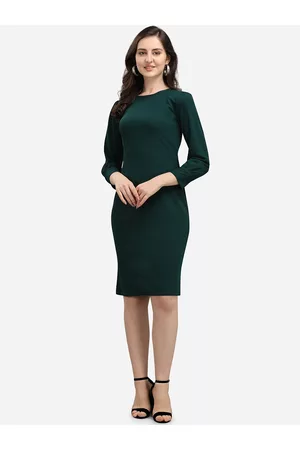 PURVAJA Women Green Bodycon Dress