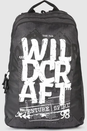 Wildcraft Unisex Black & White Brand Logo Blaze3 WC Bold Backpack