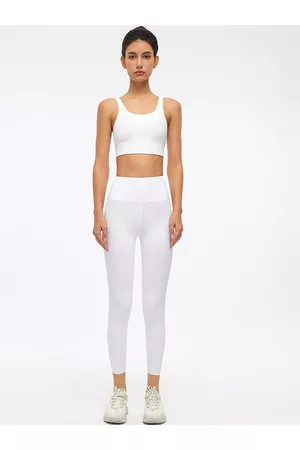 JC Collection Women White Solid Sports Tracksuit