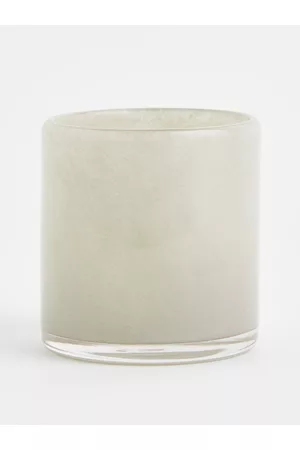 H&M Beige Small Glass Tealight Holder