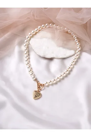 BeWitched White Akoya Pearl Heart Necklace