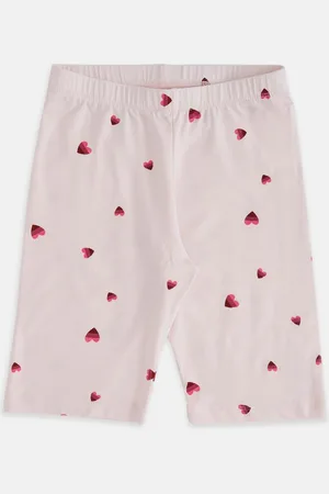Pantaloons Girls Pink Printed Shorts